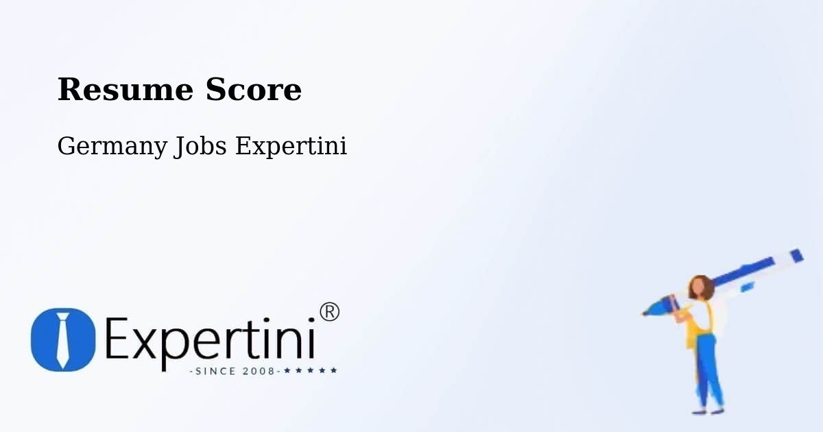 Resume Score & Job Description Match Tool – Schellhorn - Germany Jobs Expertini