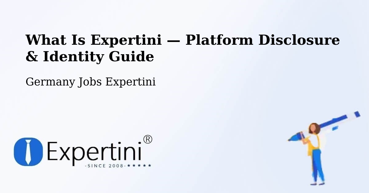 What Is Expertini — Platform Disclosure & Identity Guide – Schellhorn